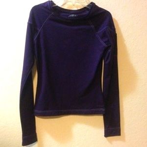 Dark purple jockey workout shirt
